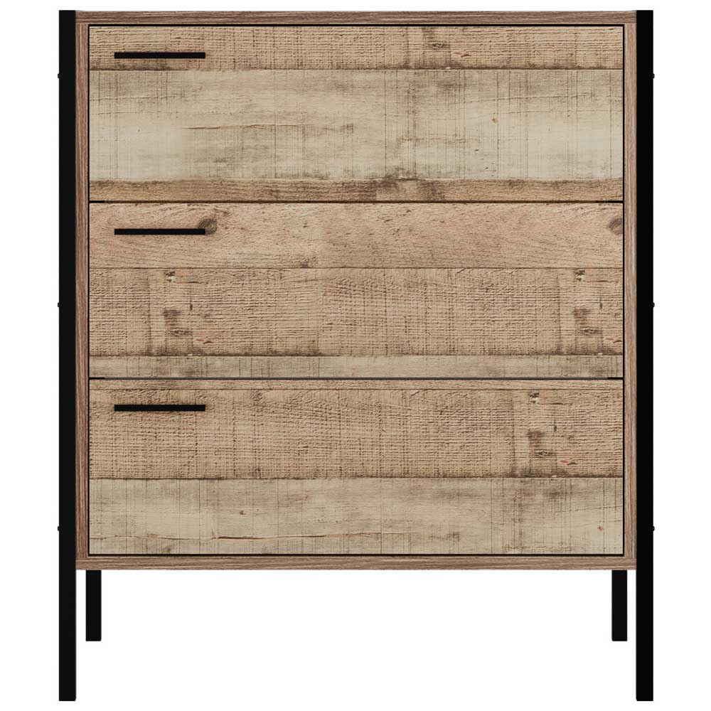 Harry Christian Home Industrial Style Bedroom Furniture Set
