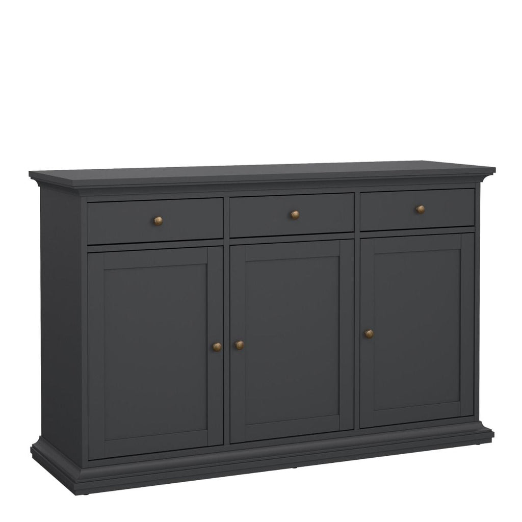Harry Christian Home Deluxe Shaker Style Matt Grey Living Room Set