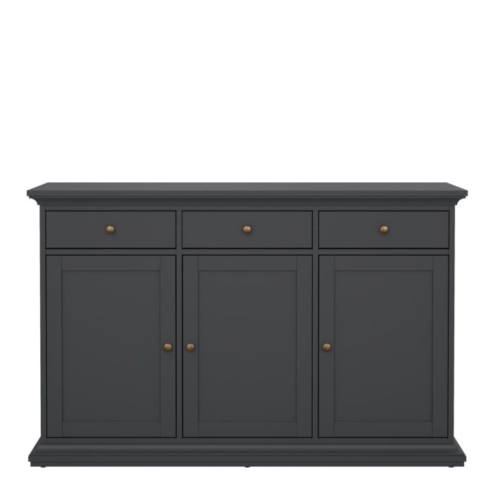 Harry Christian Home Deluxe Shaker Style Matt Grey Living Room Set