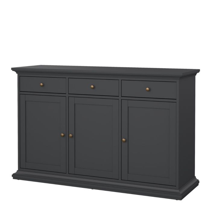 Harry Christian Home Deluxe Shaker Style Matt Grey Living Room Set