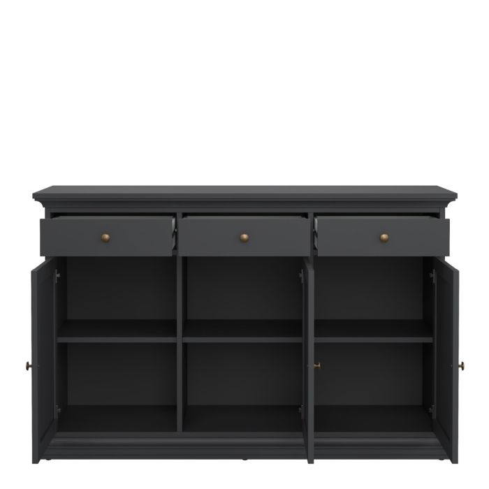 Harry Christian Home Deluxe Shaker Style Matt Grey Living Room Set