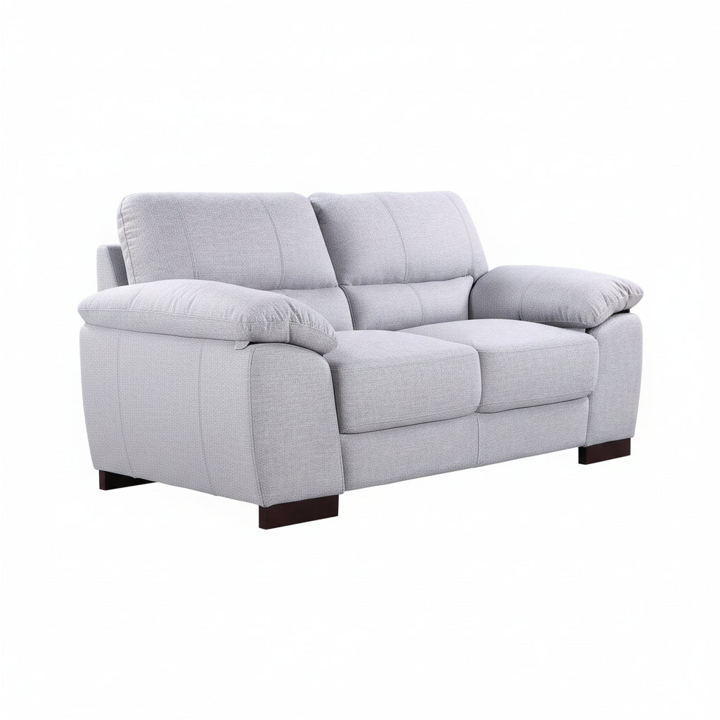 Smoke Woven Fabric 2 Seater Sofa