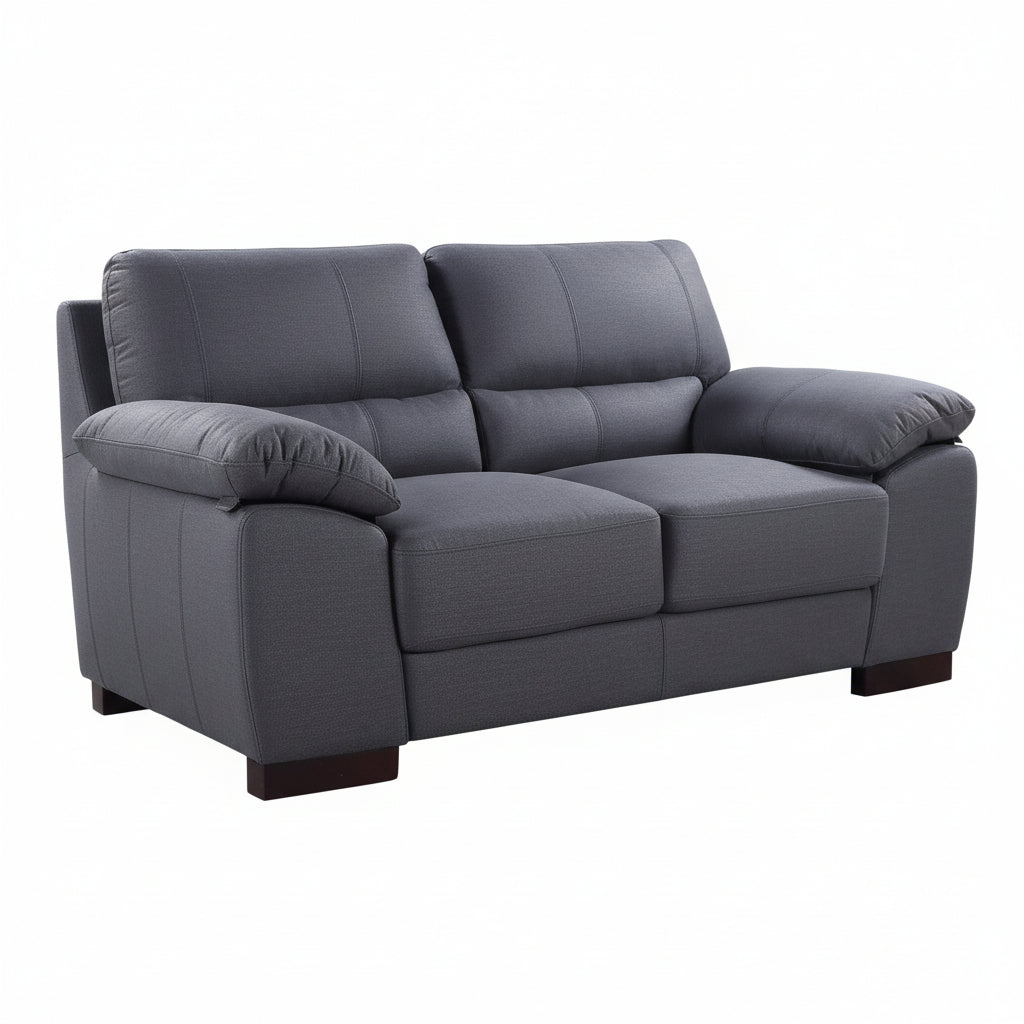 Ash Woven Fabric 2 Seater Sofa