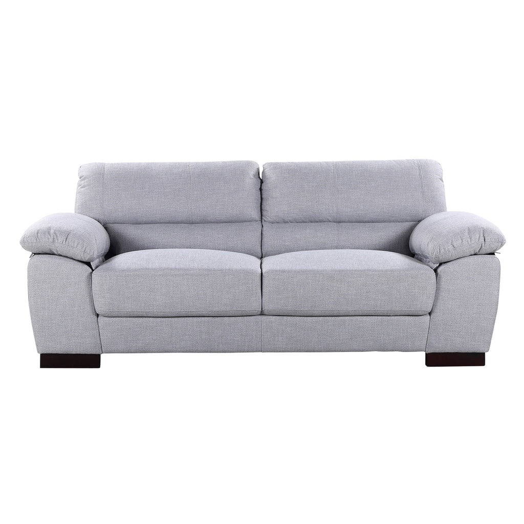 Smoke Woven Fabric 3 Seater Sofa
