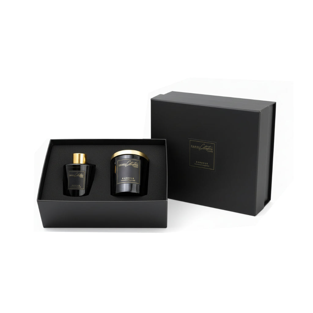 BAROQUE CANDLE AND REED DIFFUSER GIFT SET BY HARRY CHRISTIAN HOME