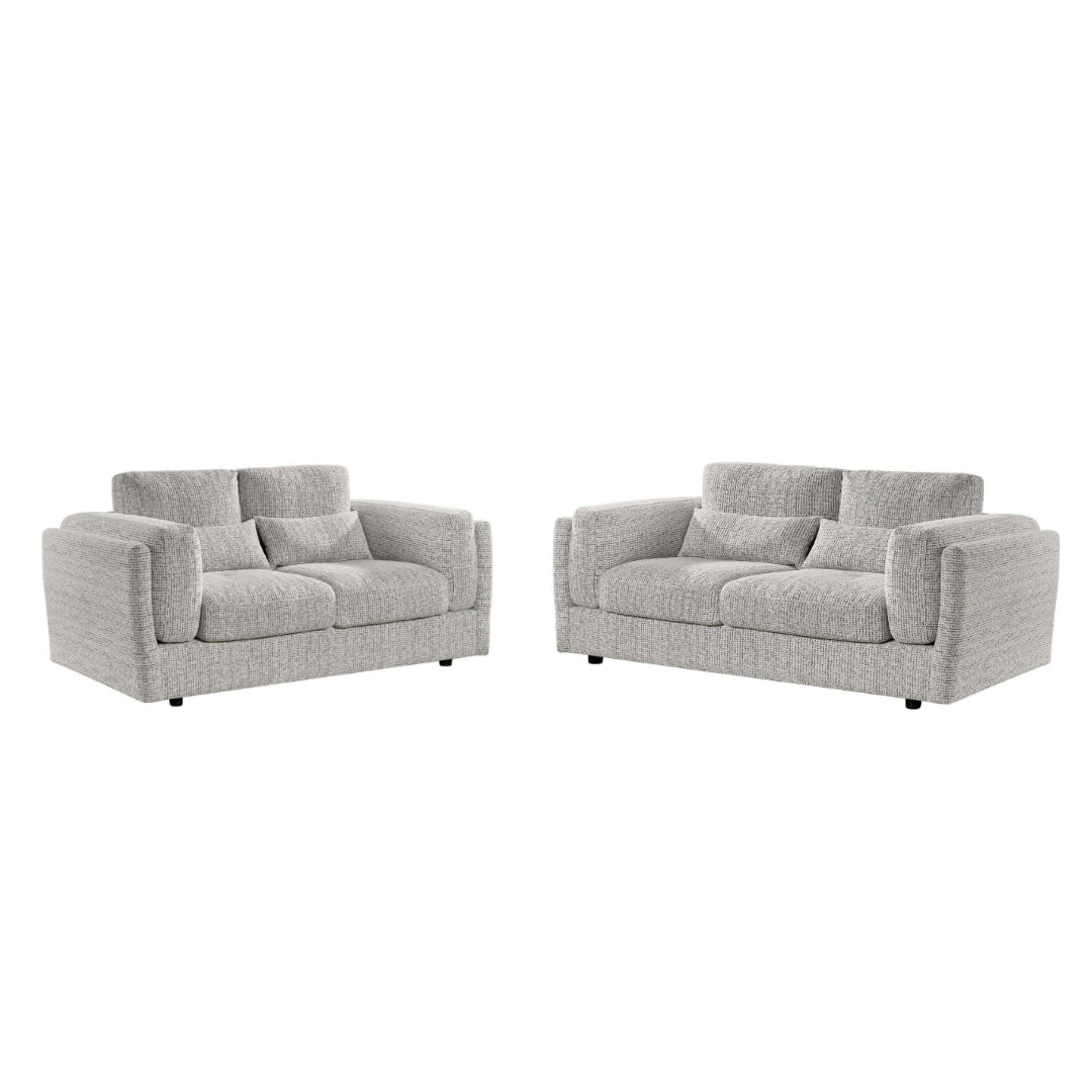Harry Christian Home Bellagio 3+2 Sofa Set in Grey