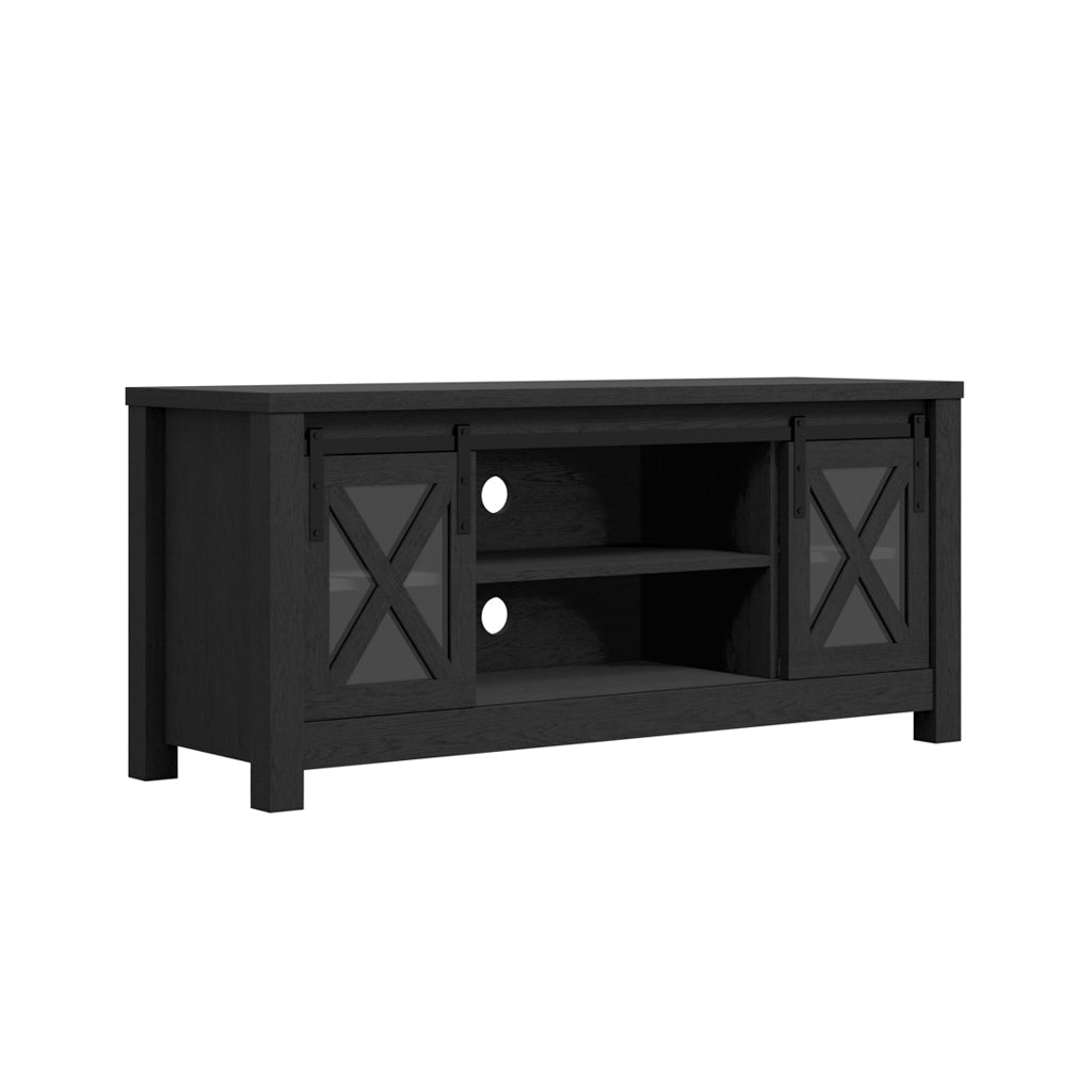 Harry Christian Home Black Rustic Large Media Unit
