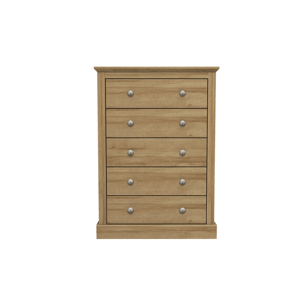 Harry Christian Home Cornwall Chest Of Drawers In Oak