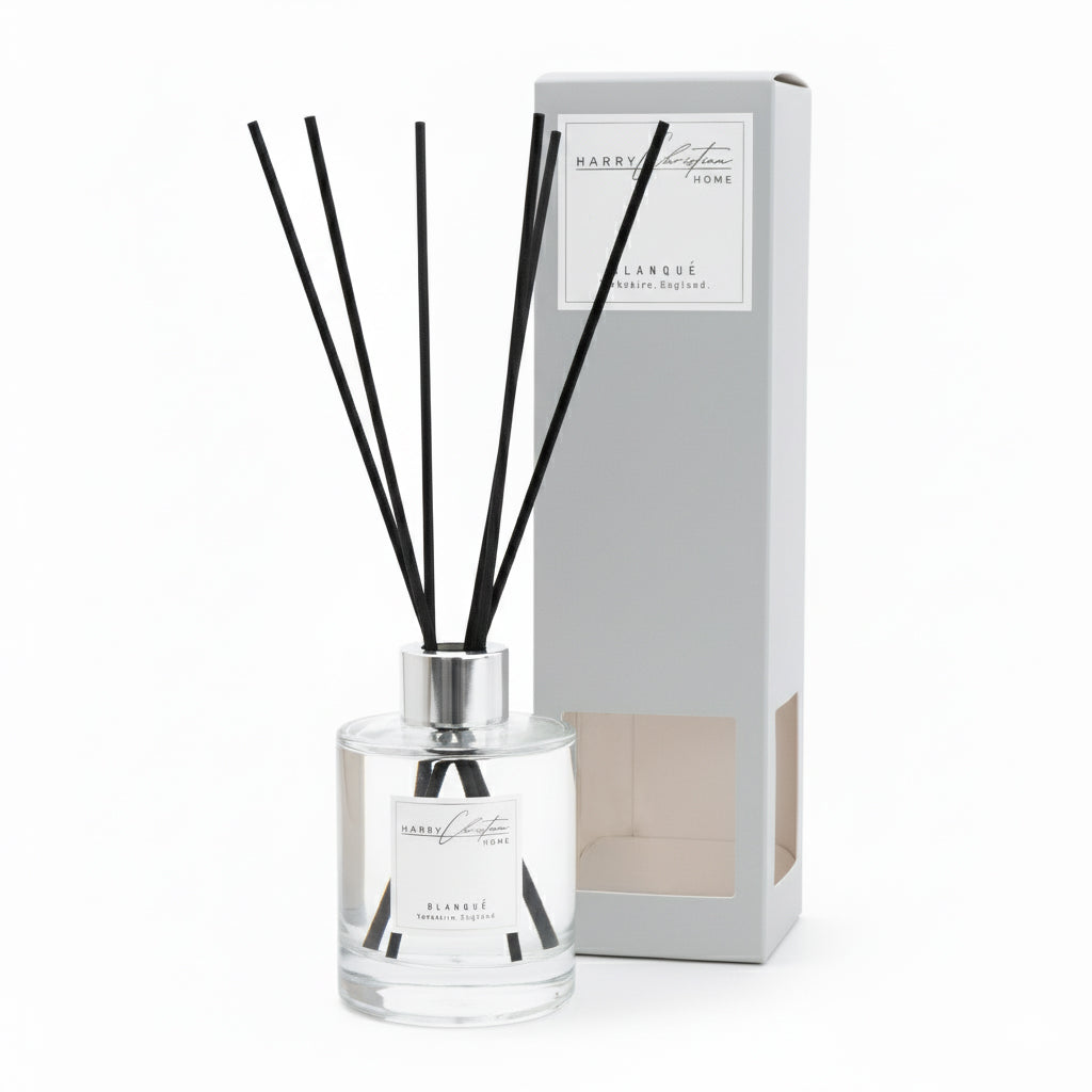 Harry Christian Home Deluxe Blanquè Candle & Reed Diffuser Set