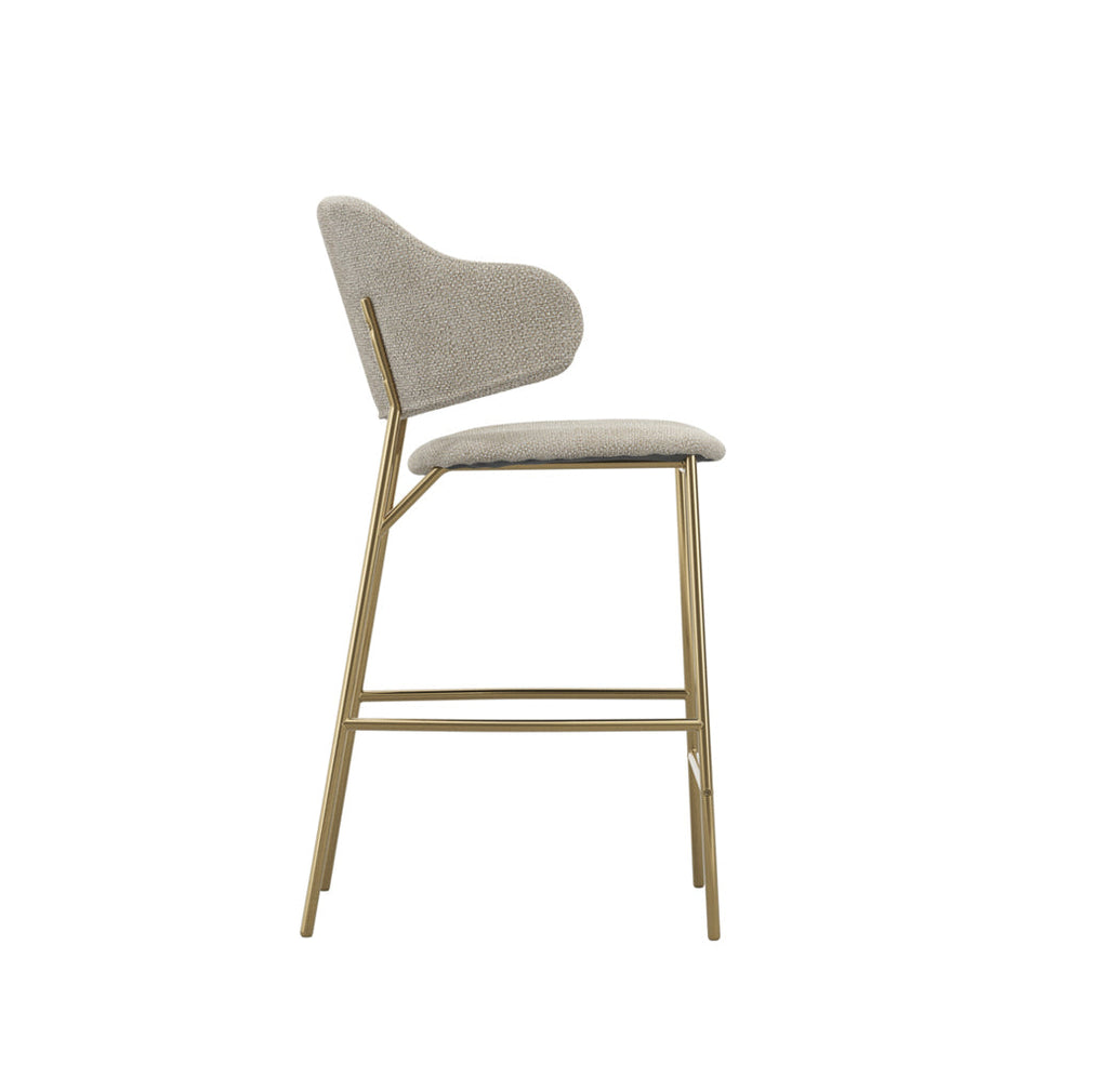 Harry Christian Home Dorchester Wheat and Gold Counter Stool