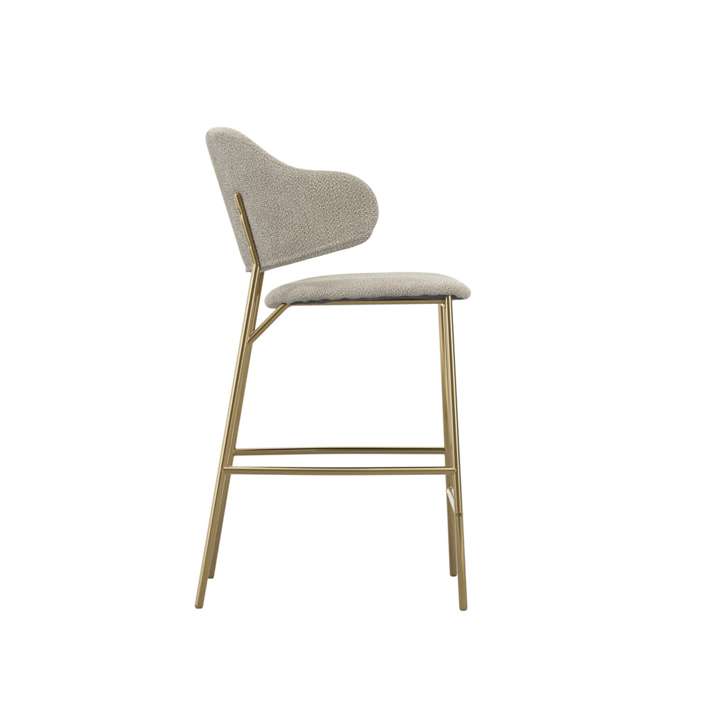 Harry Christian Home Dorchester Wheat and Gold Counter Stool