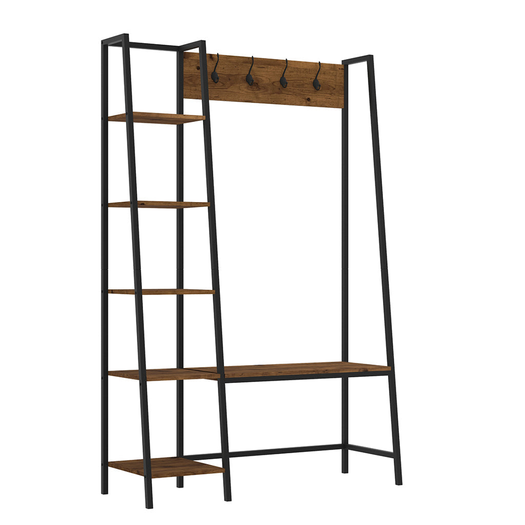 Harry Christian Home Industrial Pine Large Hallway Unit