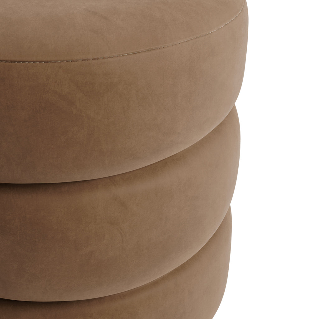 Harry Christian Home Mole and Black Pouffe