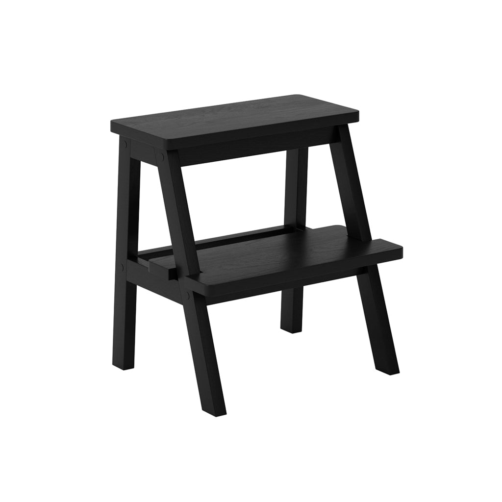 Harry Christian Home Accent Ladder Stool In Black