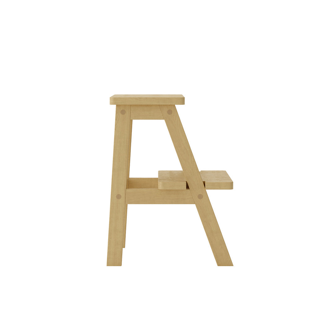 Harry Christian Home Accent Ladder Stool In Light Oak