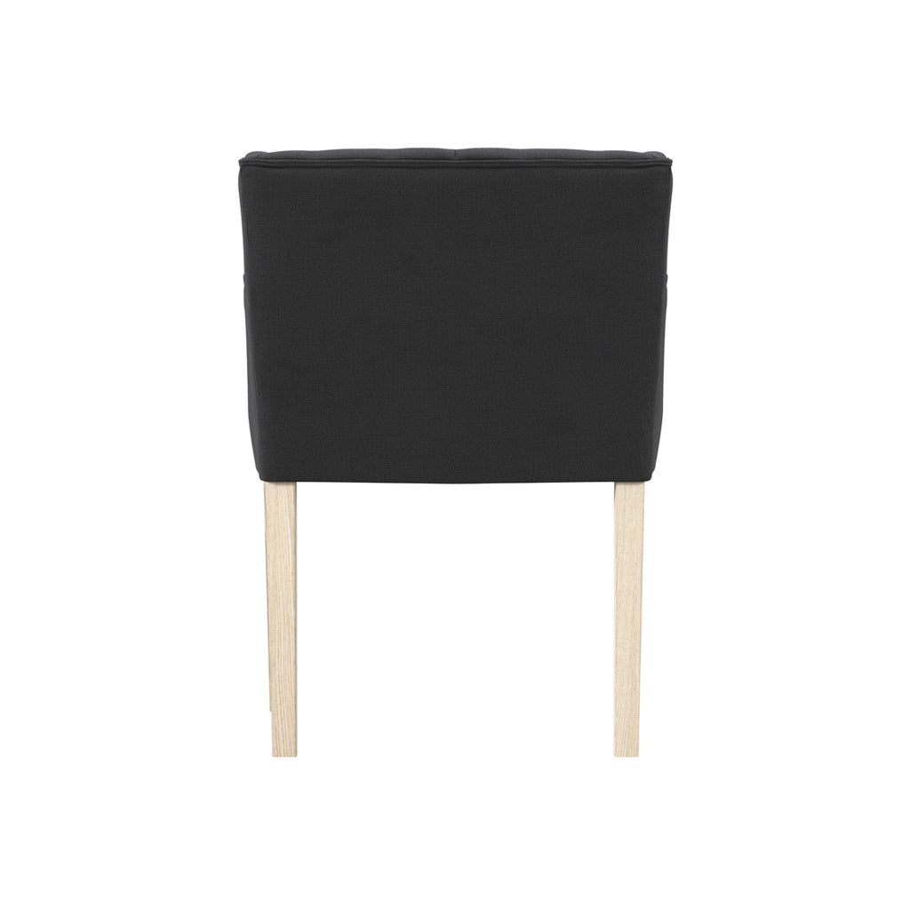 Harry Christian Home Anthracite Winged Chair with Arms