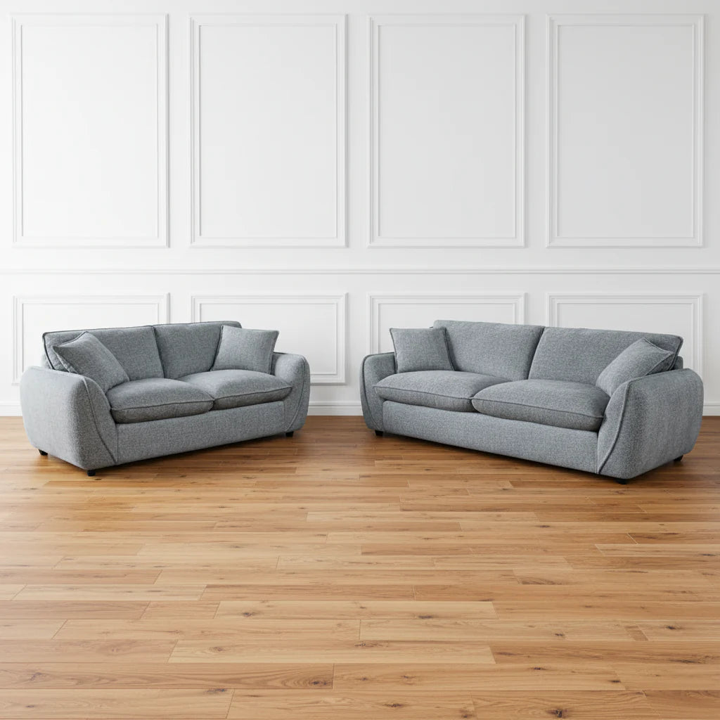 Harry Christian Home Beverley 2 Seater Sofa in Grey