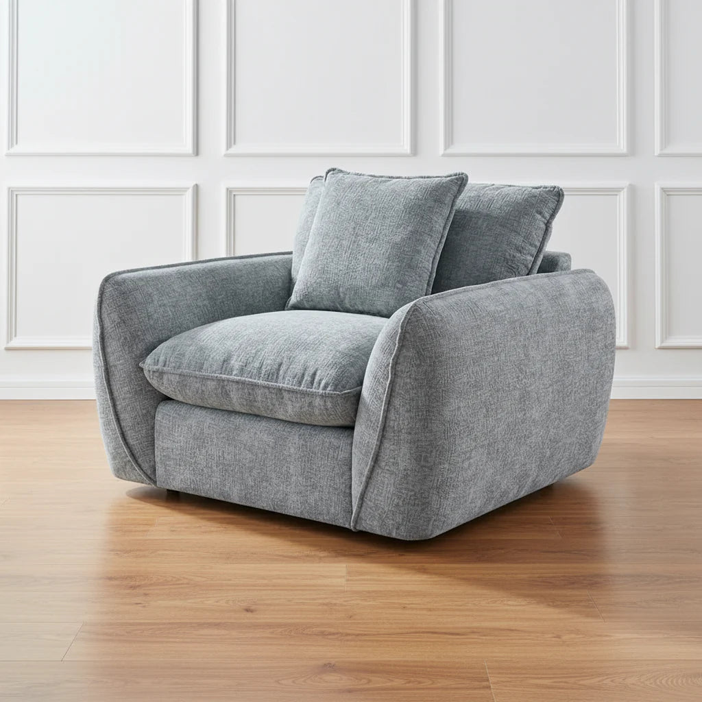 Harry Christian Home Beverley Armchair in Grey