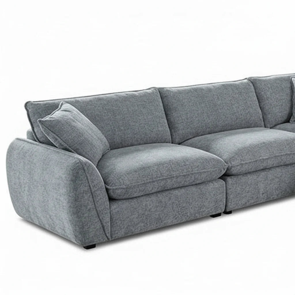 Harry Christian Home Beverley Large Corner Sofa In Grey