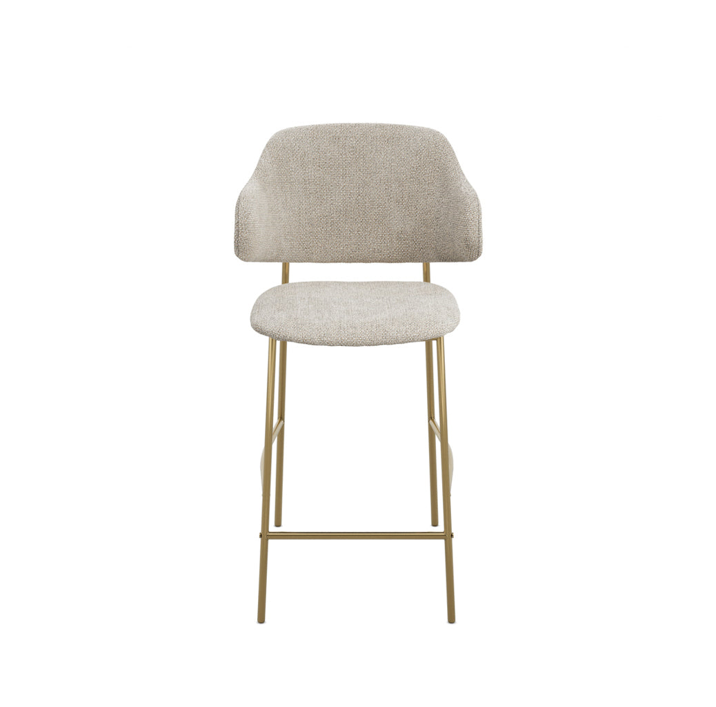 Harry Christian Home Dorchester Wheat and Gold Counter Stool