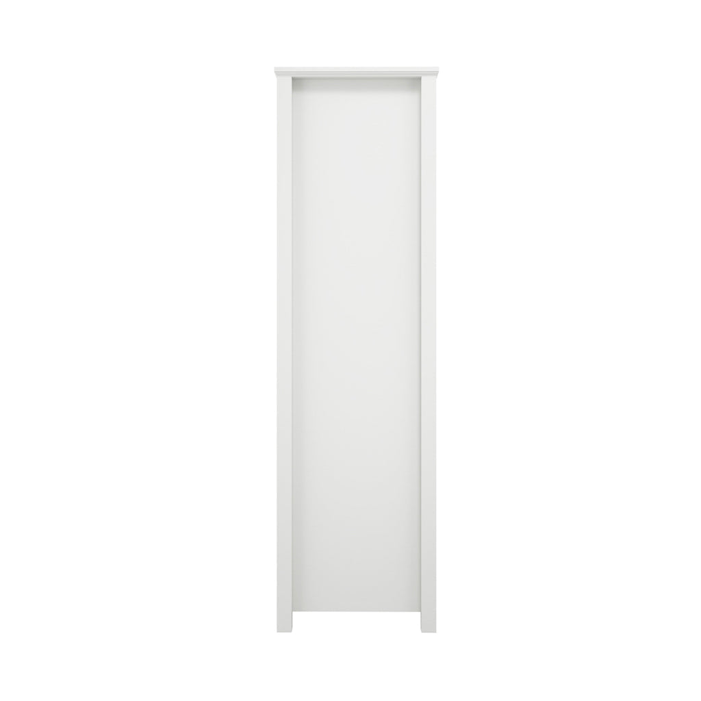 Harry Christian Home Elegance Double Wardrobe White with Gold Handles
