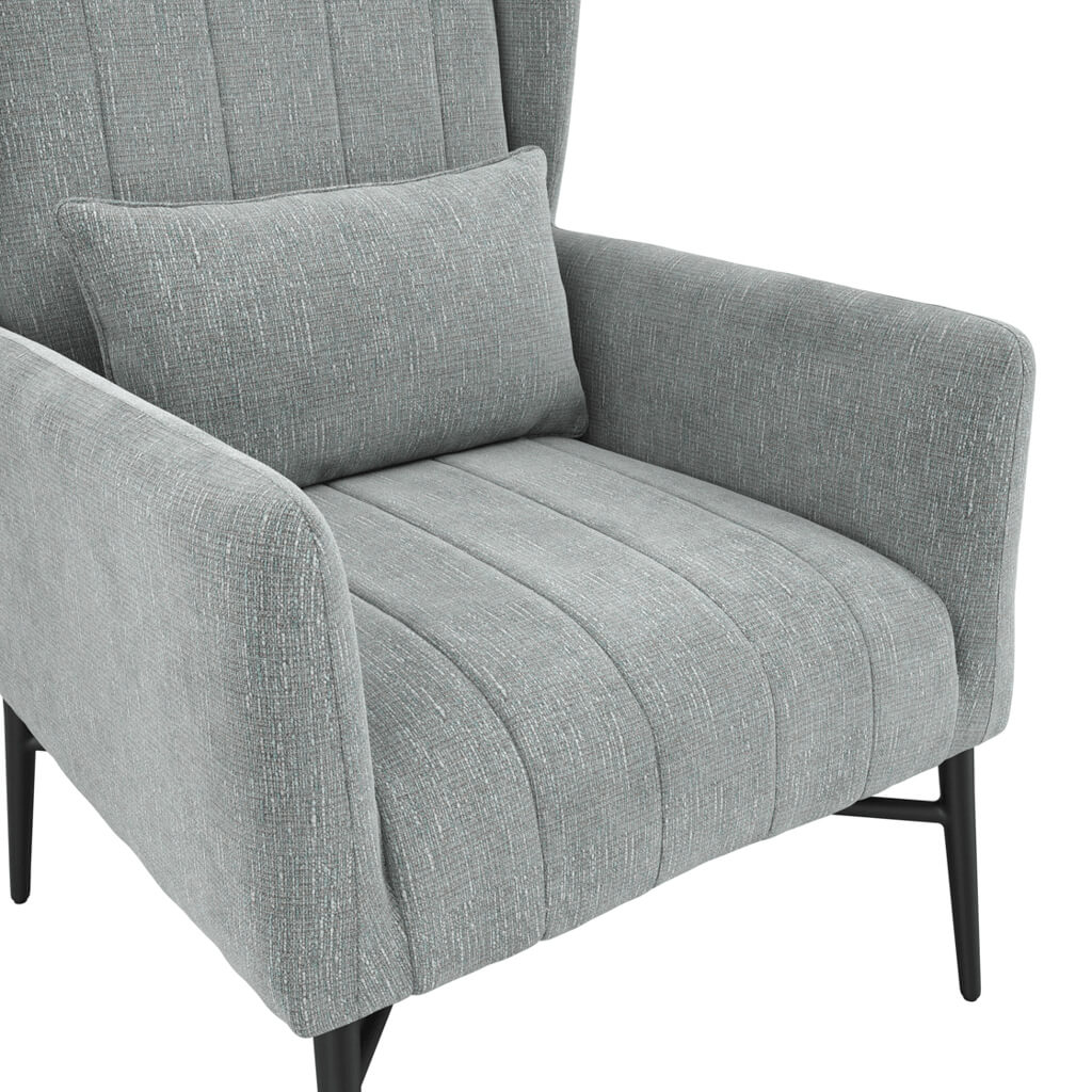 Harry Christian Home Enya Armchair In Seafoam Tweed 4