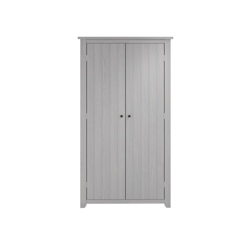 Harry Christian Home Essential Grey 2 Door Wardrobe