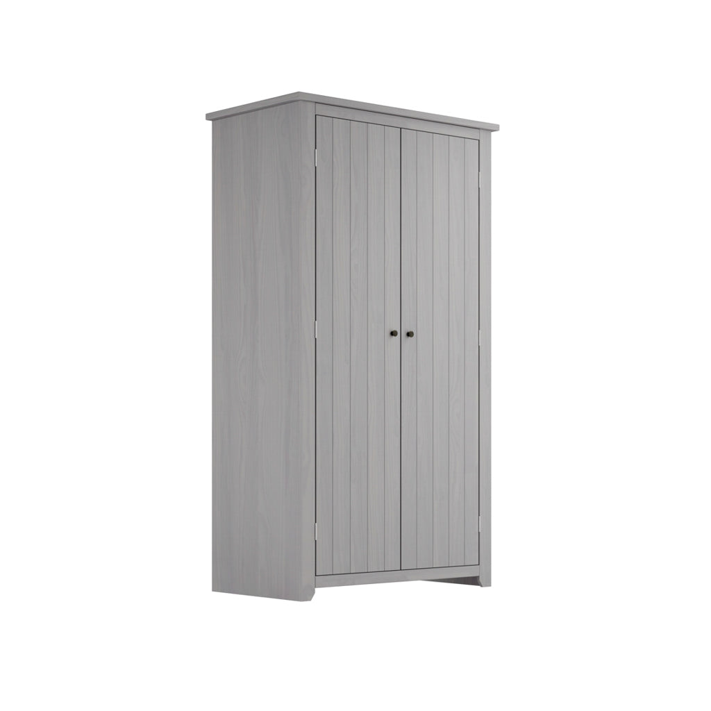 Harry Christian Home Essential Grey 2 Door Wardrobe