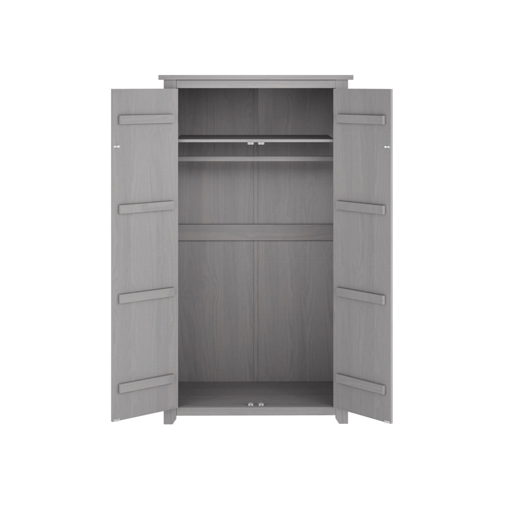 Harry Christian Home Essential Grey 2 Door Wardrobe 4