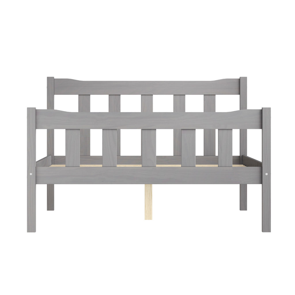 Harry Christian Home Essential Grey Double Bed