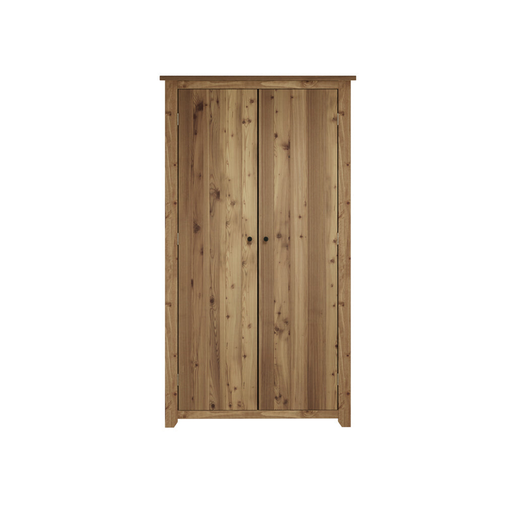 Harry Christian Home Essential Pine 2 Door Wardrobe 1