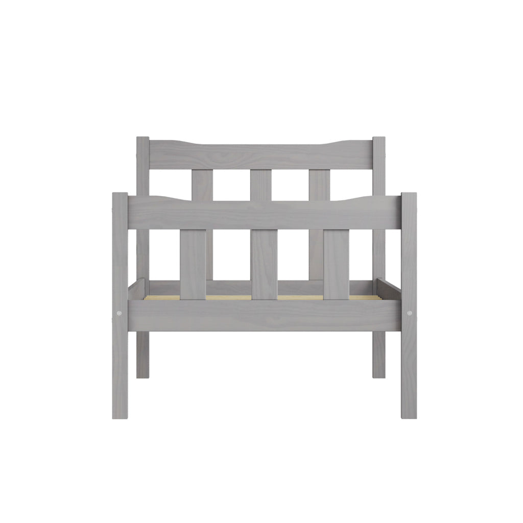 Harry Christian Home Essential Single Bed in Grey