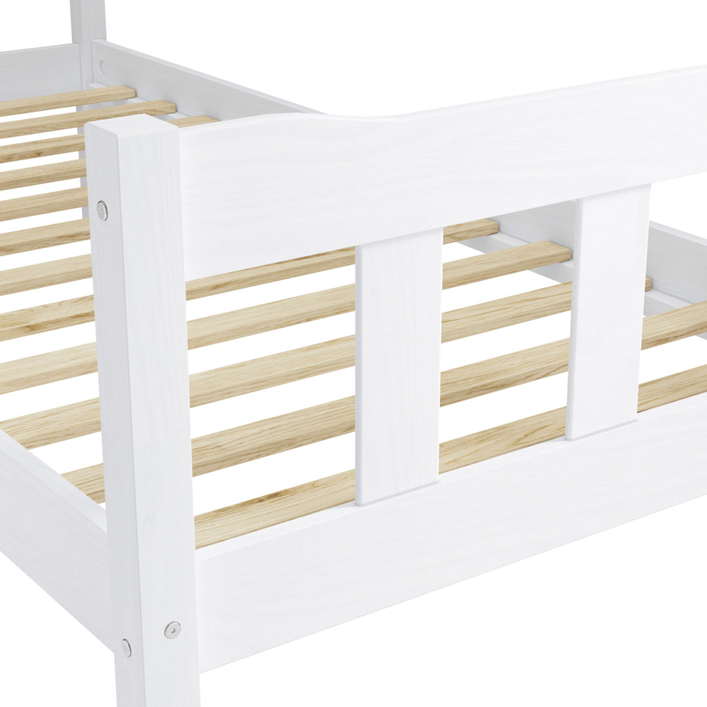 Harry Christian Home Essential Single Bed in White 6
