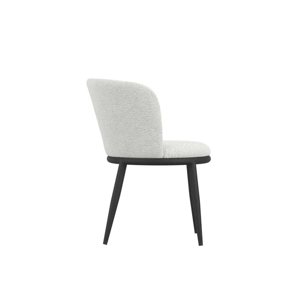 Harry Christian Home Pair Of Moderno Dining Chairs In Ivory