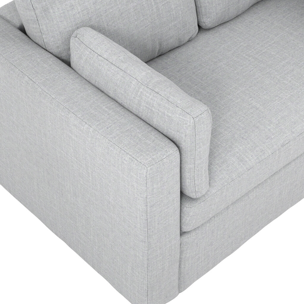 Harry Christian Home Savanna 2 Seater Sofa In Light Grey