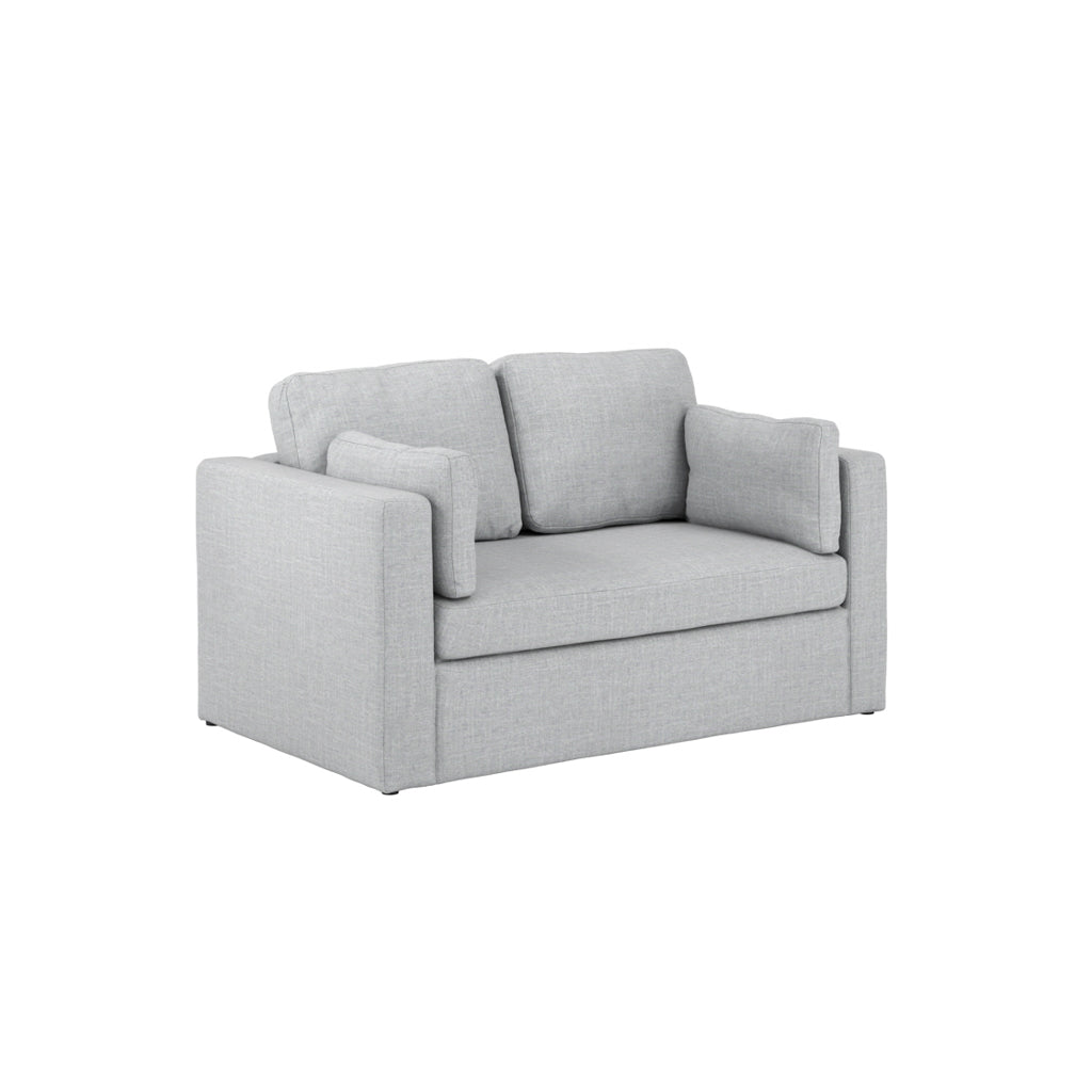 Harry Christian Home Savanna 2-Seater Sofa In Light Grey. Grey two seater sofa. 
