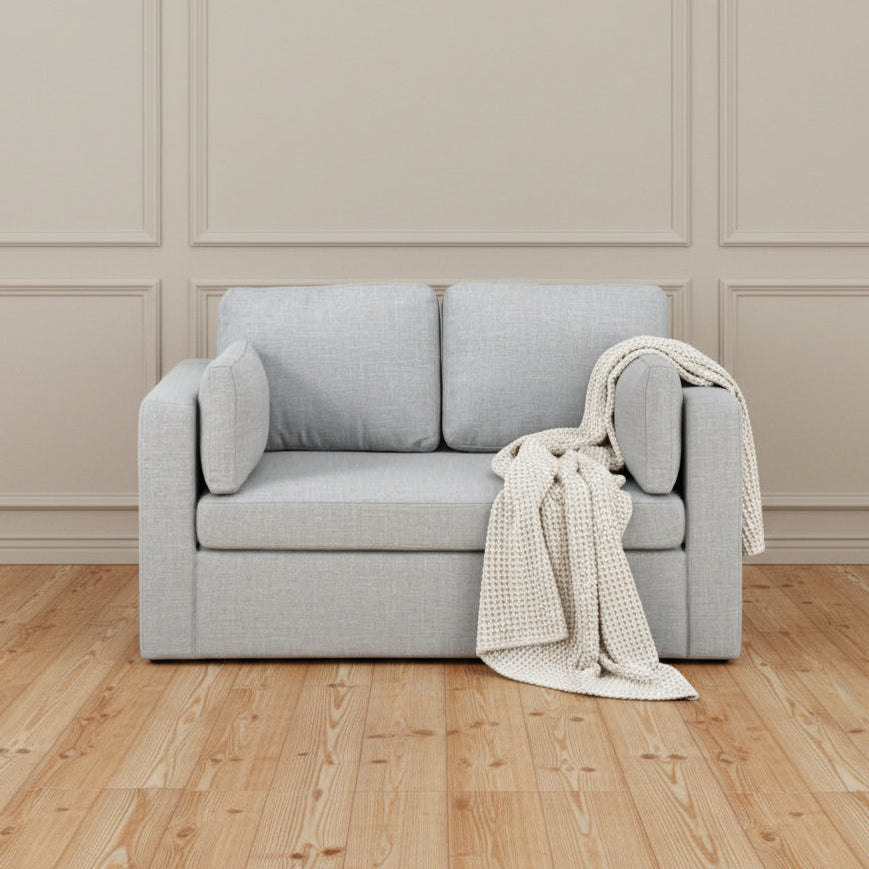 Harry Christian Home Savanna 2 Seater Sofa In Light Grey Lifestyle Shot