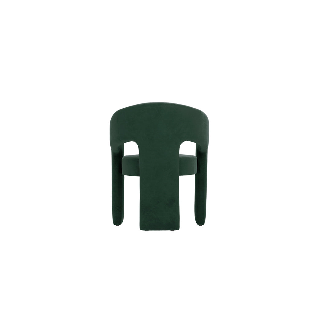 Harry Christian Home Statement Dining Chair In Forest Green 