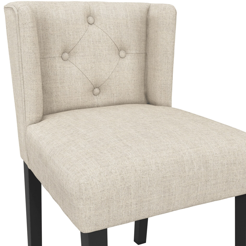 Harry Christian Home Stone Winged Dining Chair Without Arms