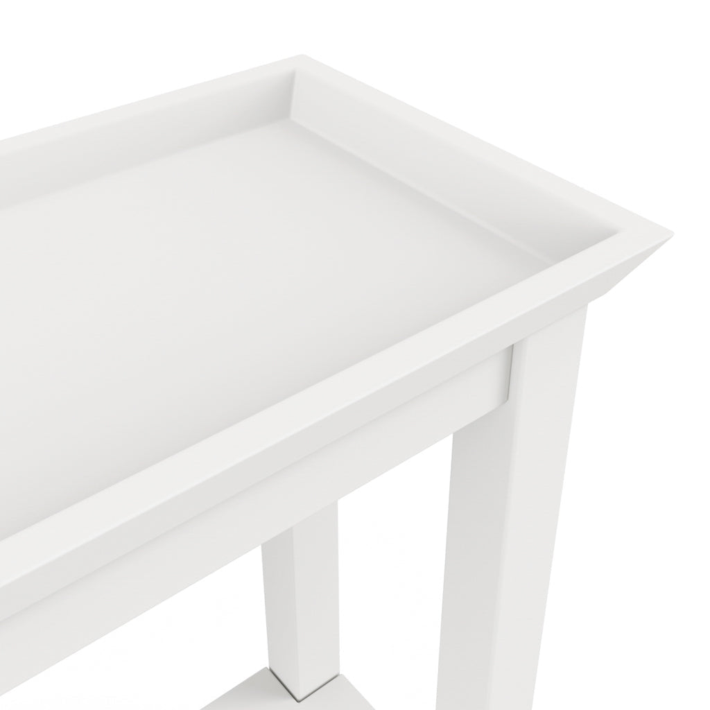 Harry Christian Home White Side Table Close Up