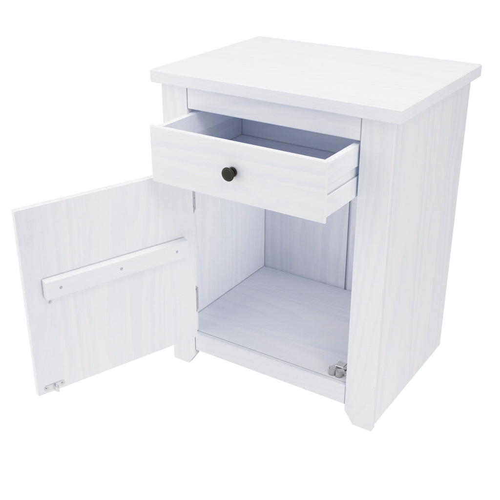 Harry Christian Home Essential White Bedside Cabinet