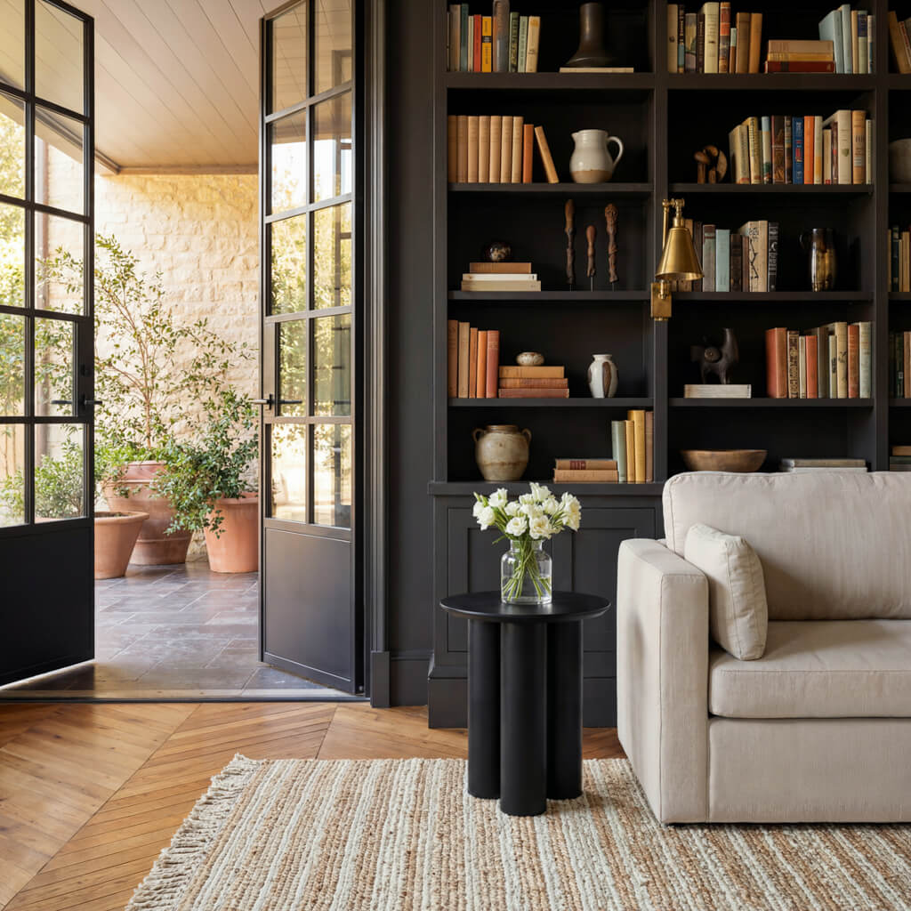 Harry Christian Home Lane Black Side Table