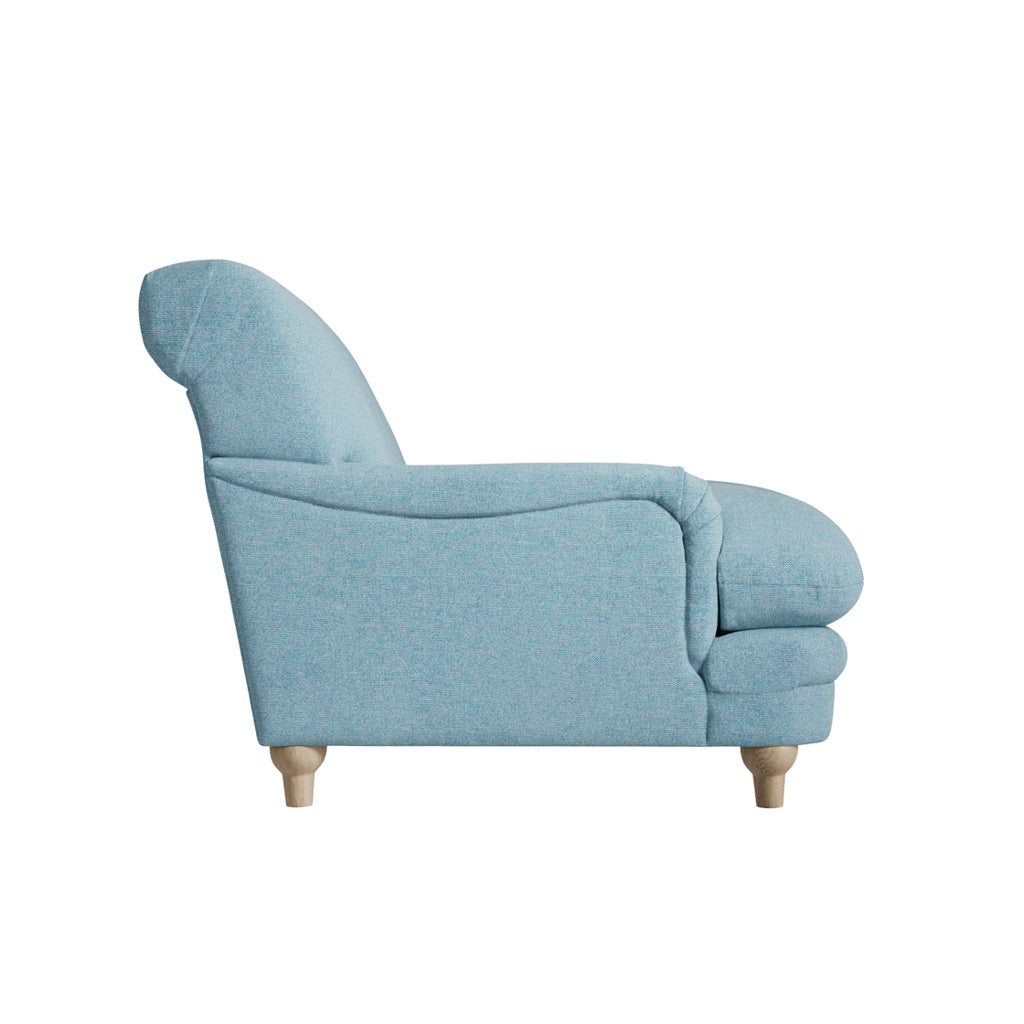 Harry Christian Home Love Seat In Duck Egg Blue