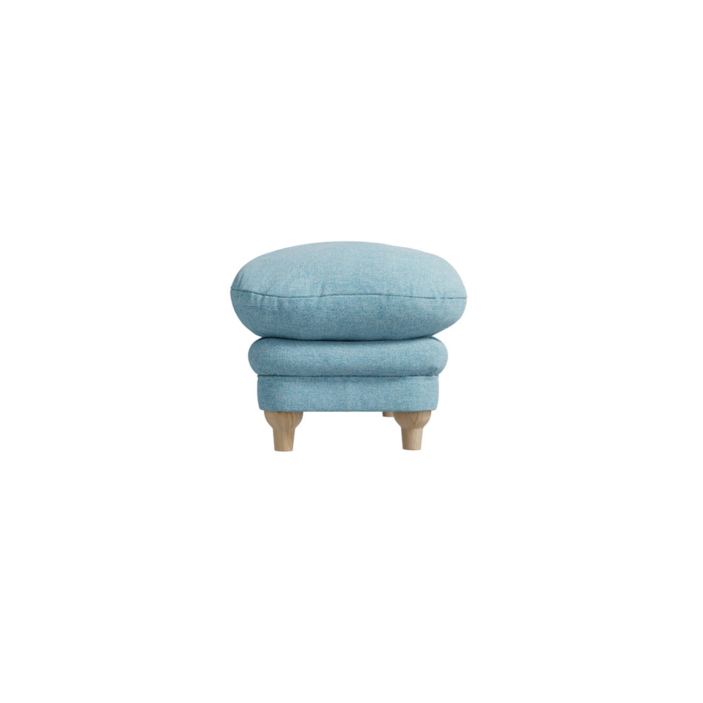 Harry Christian Home Duck Egg Blue Footstool