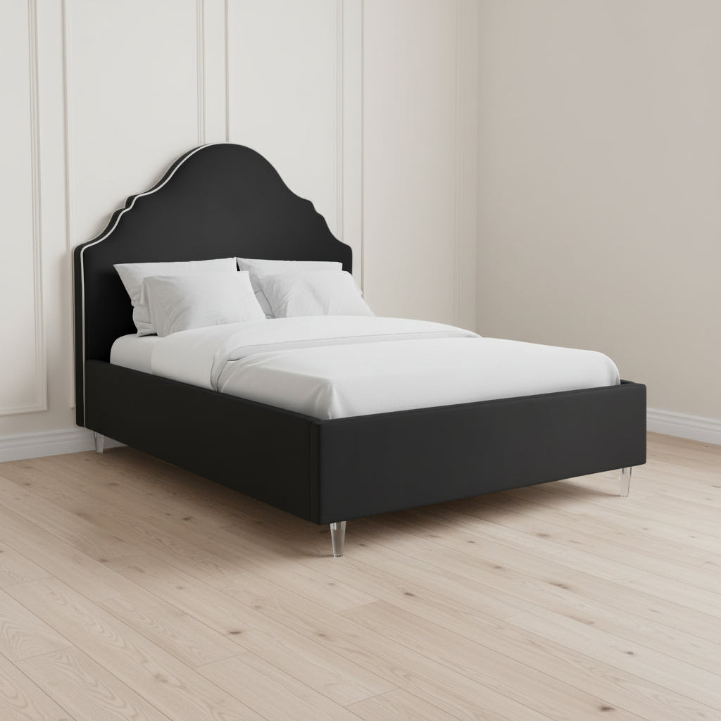 Quince Onyx Kingsize Bed by Harry Christian