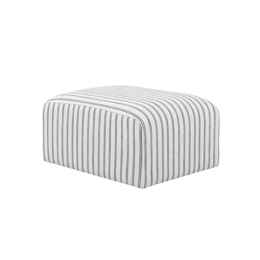Harry Christian Home Large Chalk Stripe Statement Pouffe