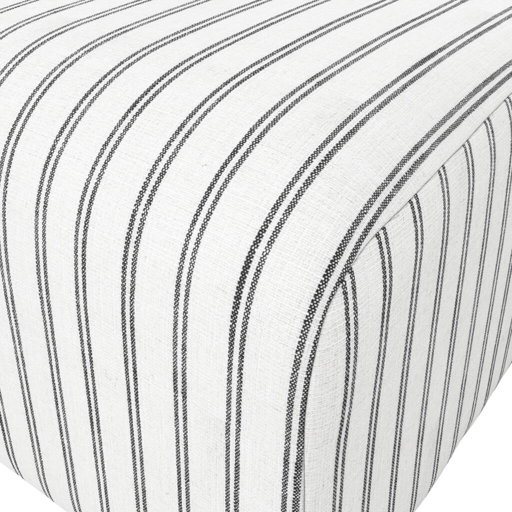 Harry Christian Home Large Chalk Stripe Statement Pouffe