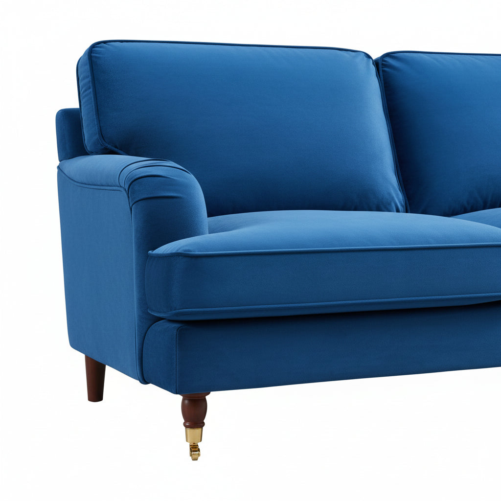 Olivia 2 Seater Sofa in Royal Blue by Harry Christian Home