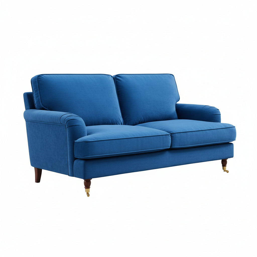 Olivia 2 Seater Sofa in Royal Blue by Harry Christian Home