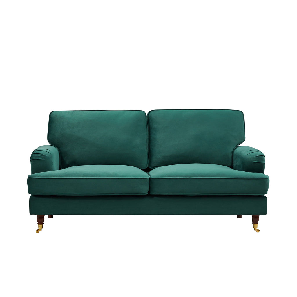 Olivia 2 Seater Sofa in Forest Green by Harry Christian Home